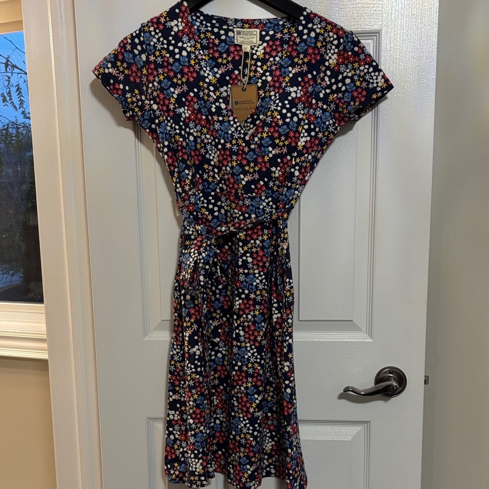 Floral Wrap Dress